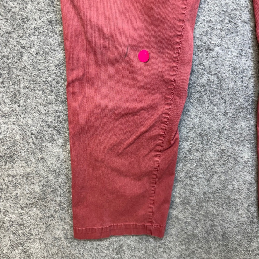 Banana Republic Aiden Bedford Chinos Mens 35x32 Pink Good Slim Fit Stretch Cord - Picture 7 of 9